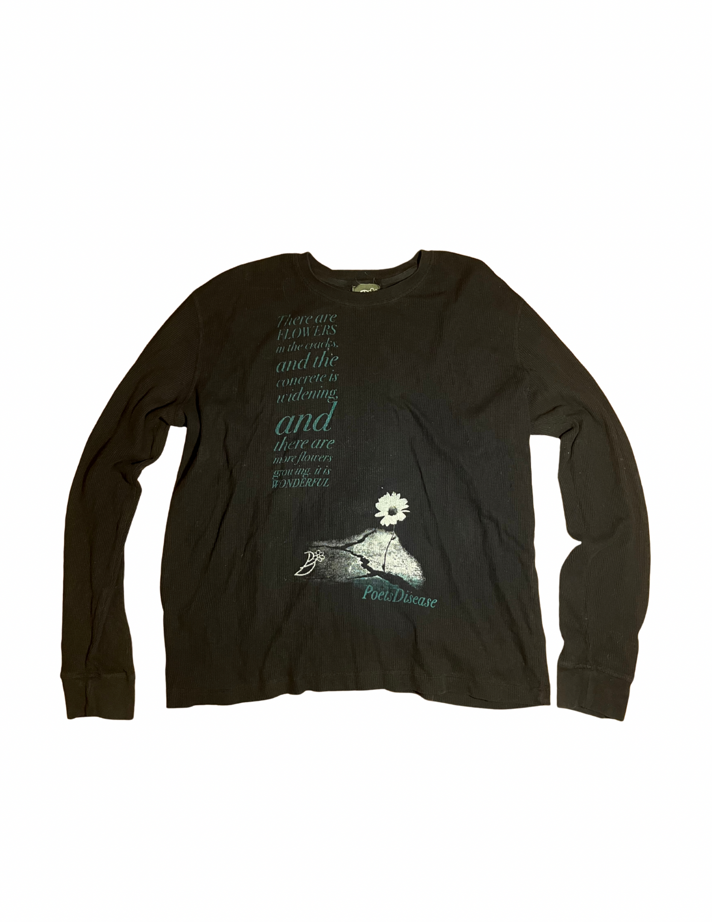 Flowers in the Cracks Waffle Long Sleeve